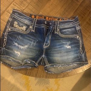 Women’s Rock Revival Jean Shorts